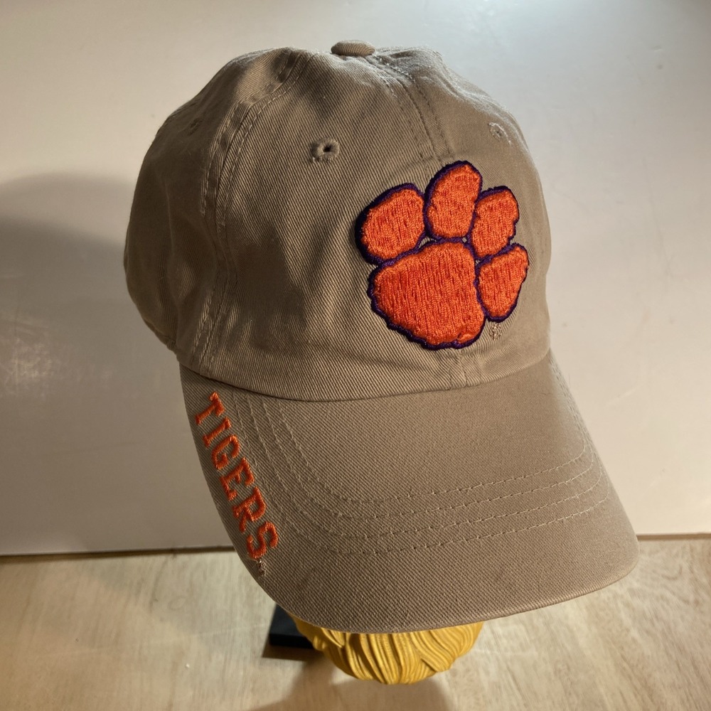 Clemson Tigers Hat Orange beige NCAA Team Gear